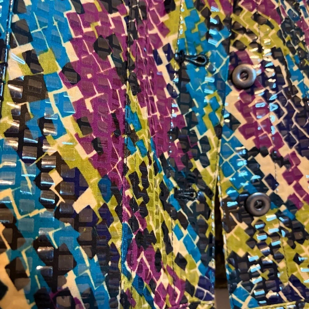 Ruby Rd. Multicolor Patterned Blazer NWT - Picture 3 of 8